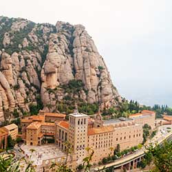 Montserrat berg Spanien Montserrat